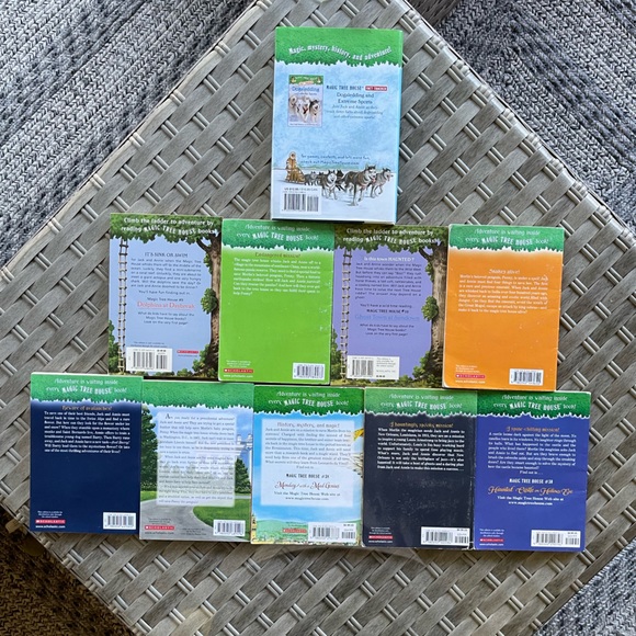 📚Magic Treehouse📚by Mary Pope Osborne set of 10 books - Picture 2 of 2